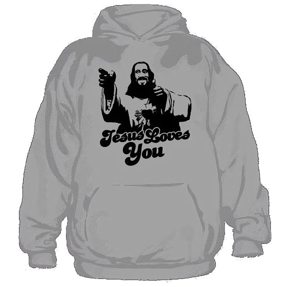 Hybris Jesus Loves You Hoodie SH-3-10664-H19-2 - Herren / Unisex
