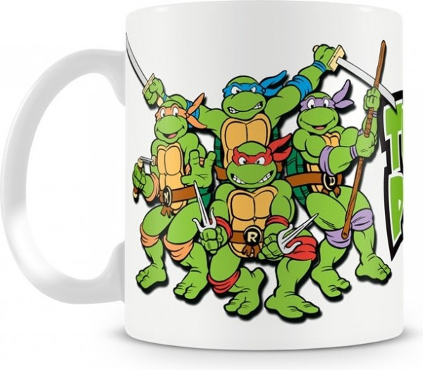 Teenage Mutant Ninja Turtles Turtle Power Coffee Mug Kaffeebecher White