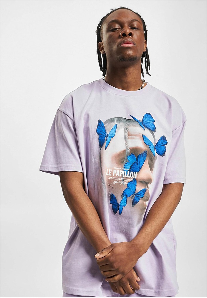MT Upscale T-Shirt Le Papillon Oversize Tee Lilac - Herren / Unisex