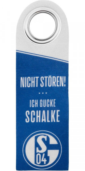 FC Schalke 04 S04 Türhänger Fußball Blau/Weiß