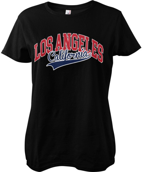 Hybris Los Angeles California Girly Tee Damen T-Shirt Black