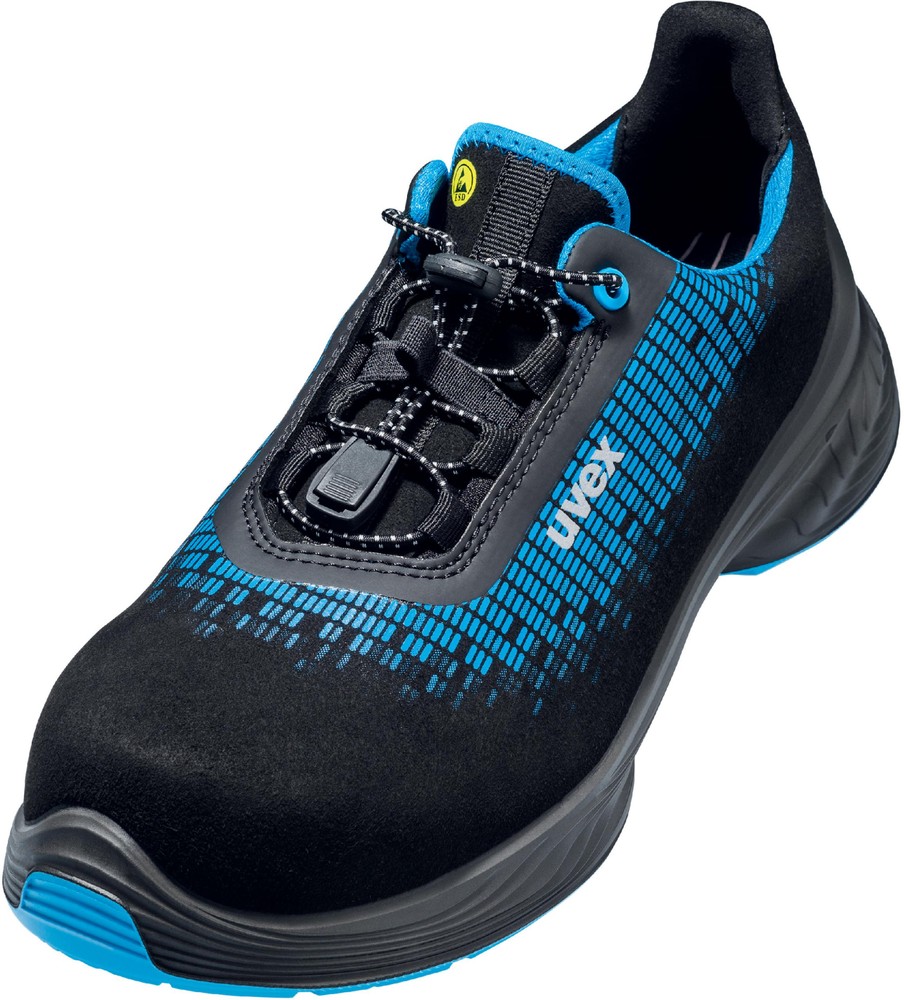 Uvex Sicherheitsschuh Halbschuh 6830 Schwarz/Blau Pu - Herren / Unisex