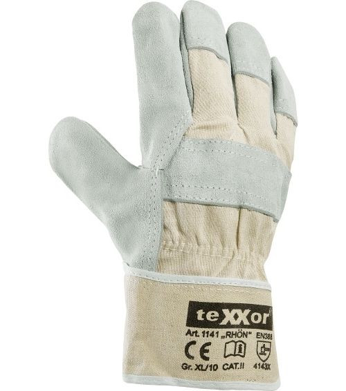 teXXor Rindkernspaltleder-Handschuhe Rhön (12 Stück) 1141