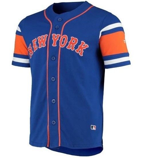 New York Mets Franchise Cotton Jersey Baseball MLB Blau