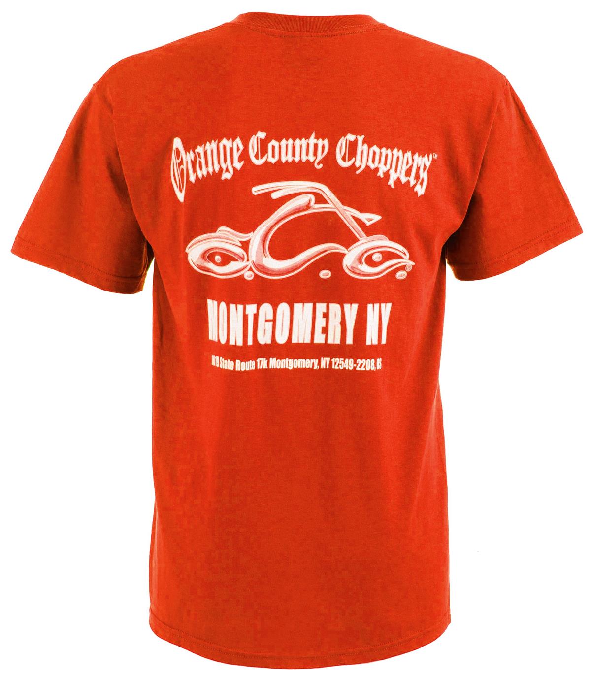 OCC Orange County Choppers TShirt Montgomery Arc Logo Red TShirts