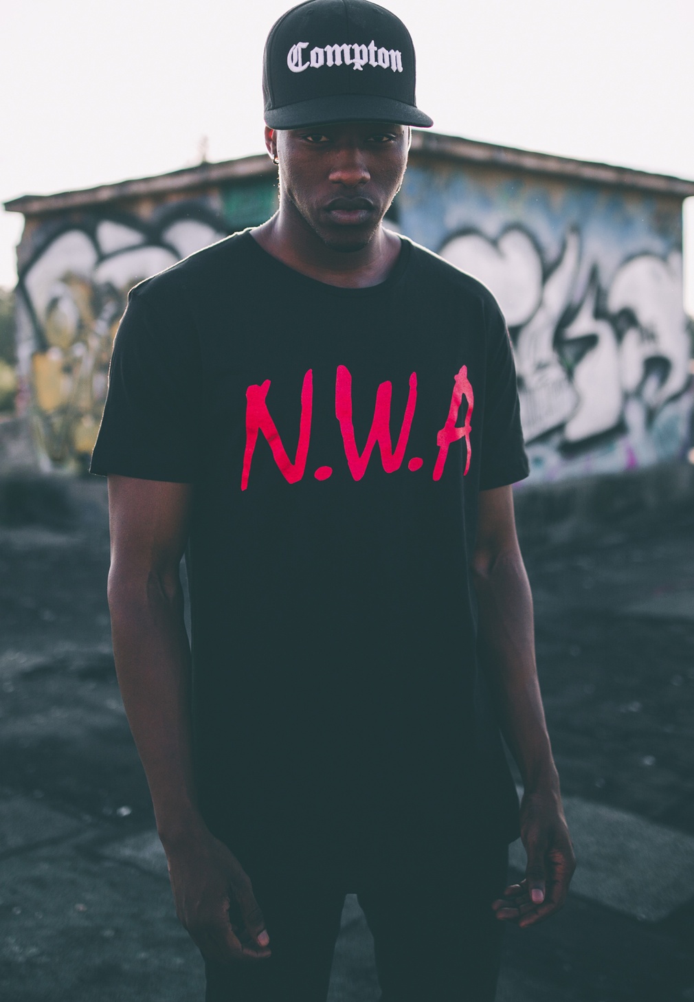 Mister Tee T-Shirt N.W.A Tee Schwarz - Herren / Unisex