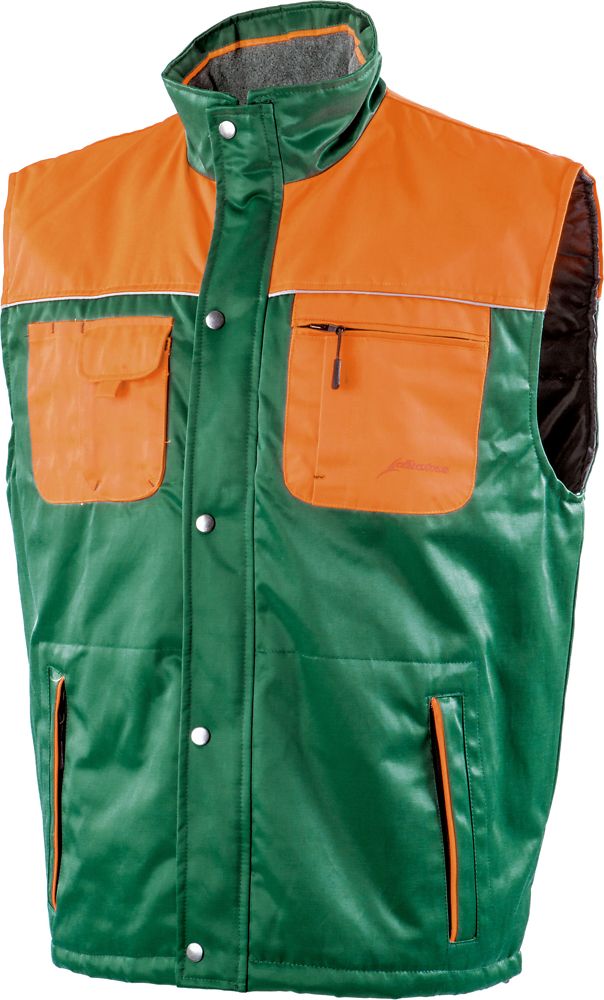 Albatros Weste Tesla Berufsweste Grün/Orange Vests Men's