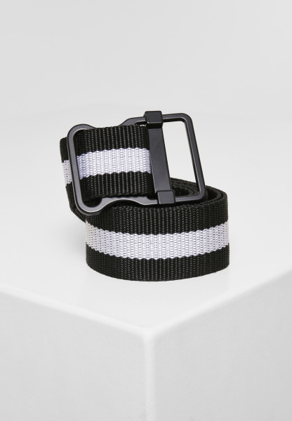 Urban Classics Belt Easy Belt with Stripes Black/White