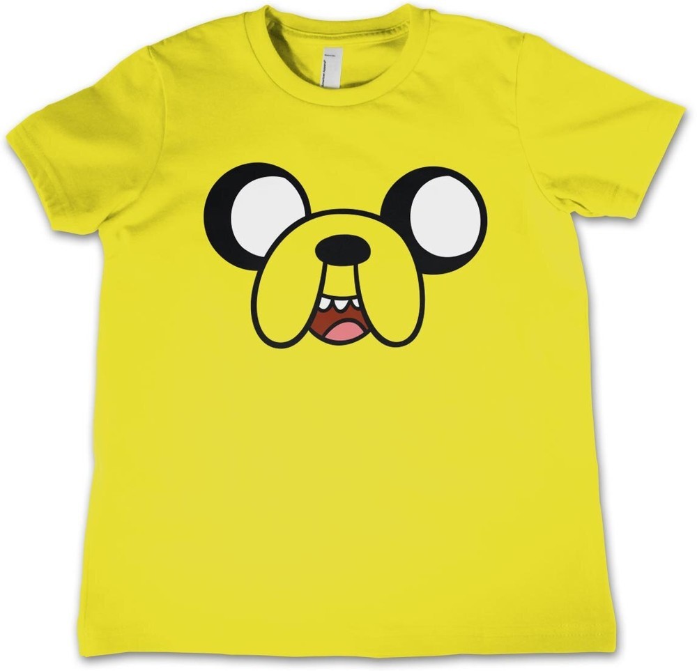 Adventure Time Jake The Dog Girls Kids T-Shirt Gelb - Damen