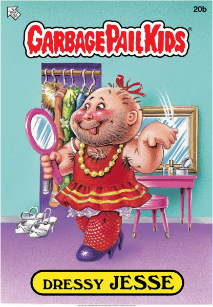 Garbage Pail Kids Dressy Jesse Poster 50x70 cm Multicolor