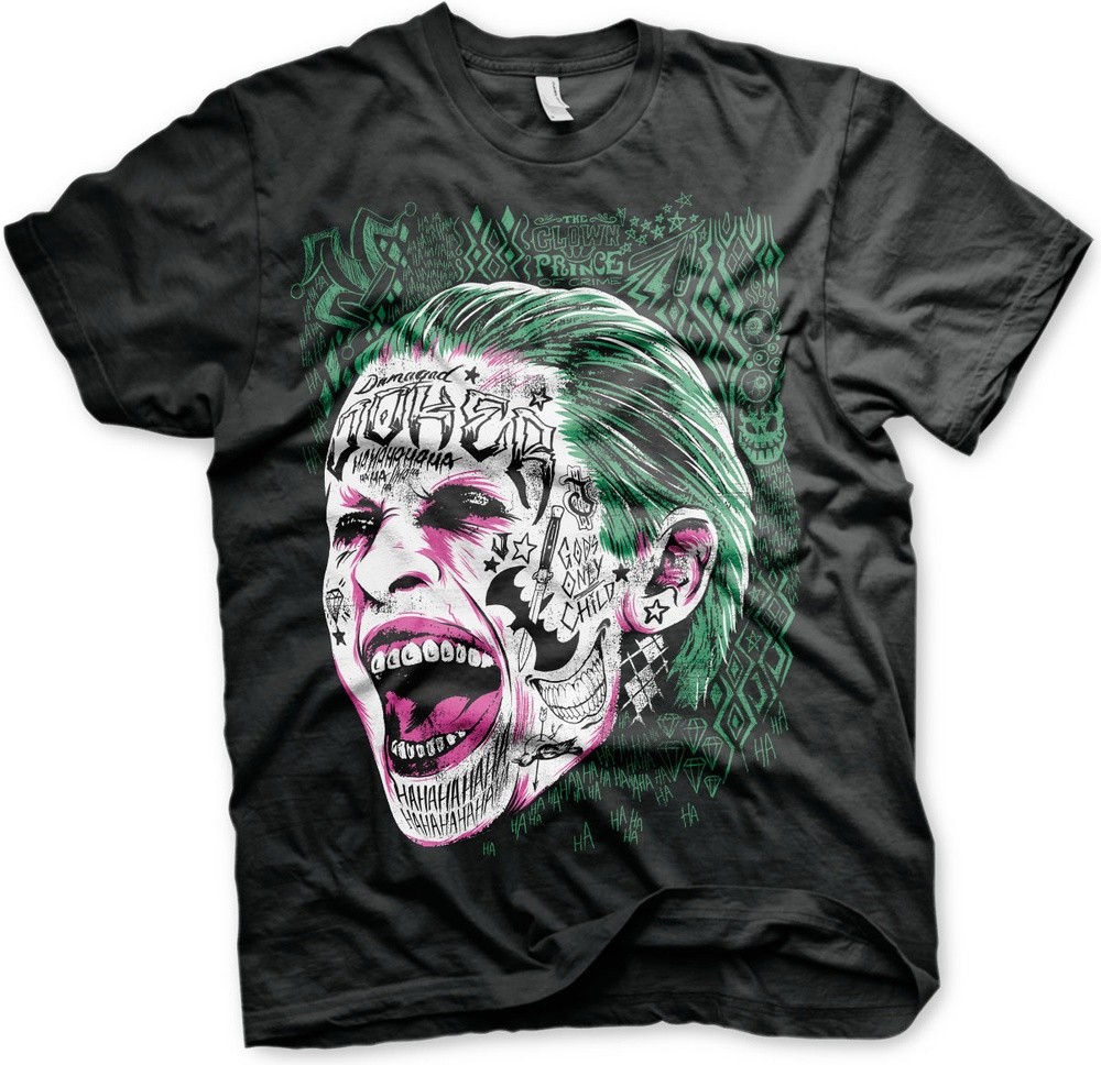 Suicide Squad Joker T-Shirt Schwarz - Herren / Unisex