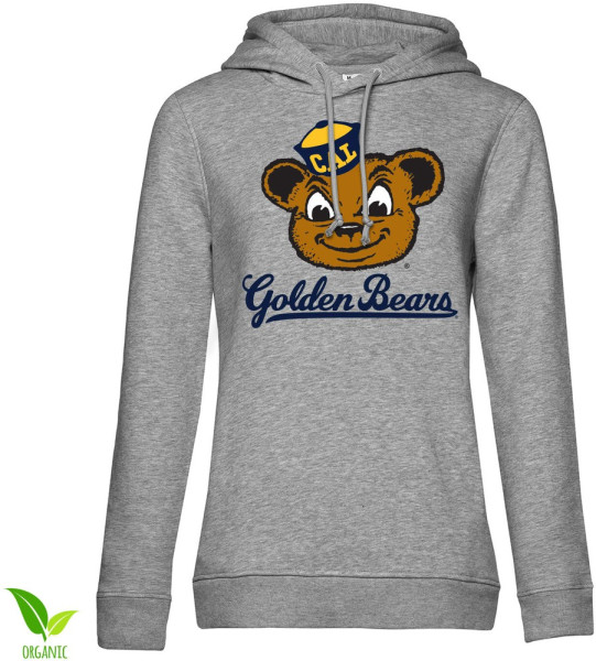 Berkeley University of California Golden Bears Mascot Girls Hoodie Damen Heather-Grey
