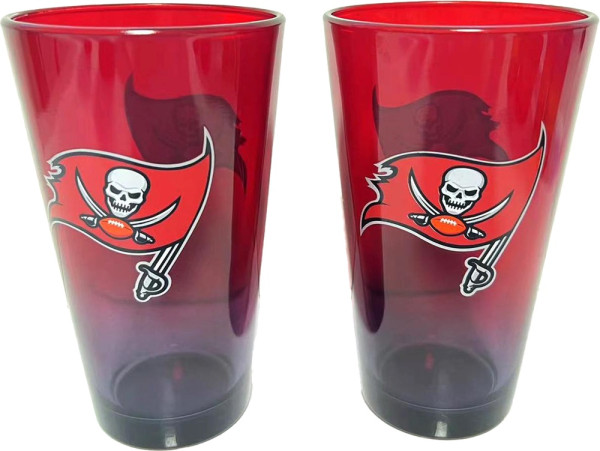 Tampa Bay Buccaneers Pint Glass Set 3023453-16 oz./475 ml