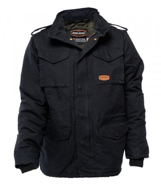 Jesse James Jacket M-65 2 in One Jacket Black