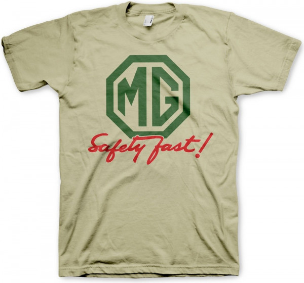 The MG Safely Fast T-Shirt Khaki