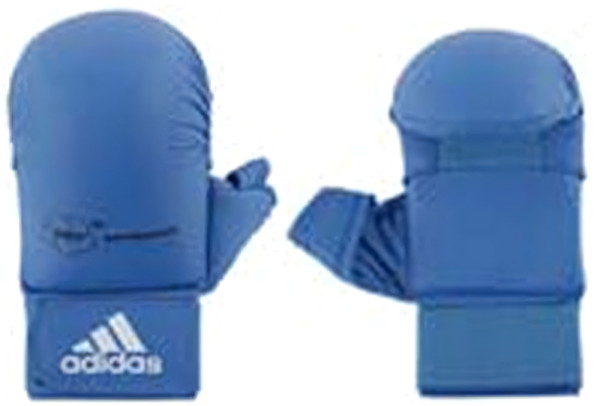 adidas WKF Karate-Handschuh mit Daumen Blau