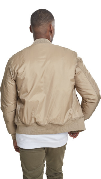 Urban Classics Bomber Jacke Basic Bomber Jacket Beige