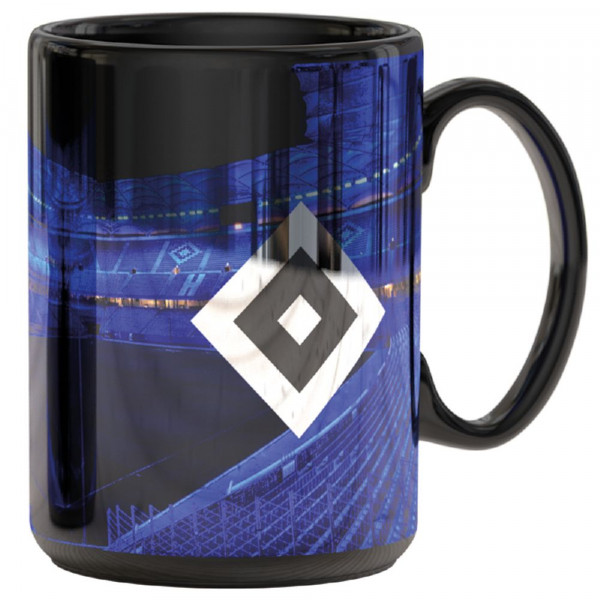 Hamburger SV HSV Metallic Tasse Stadion Fussball Blau
