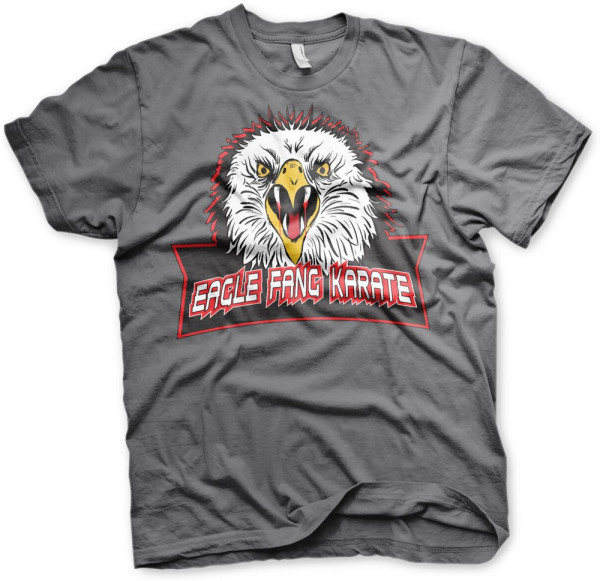 Cobra Kai Eagle Fang Karate T-Shirt Dark-Grey