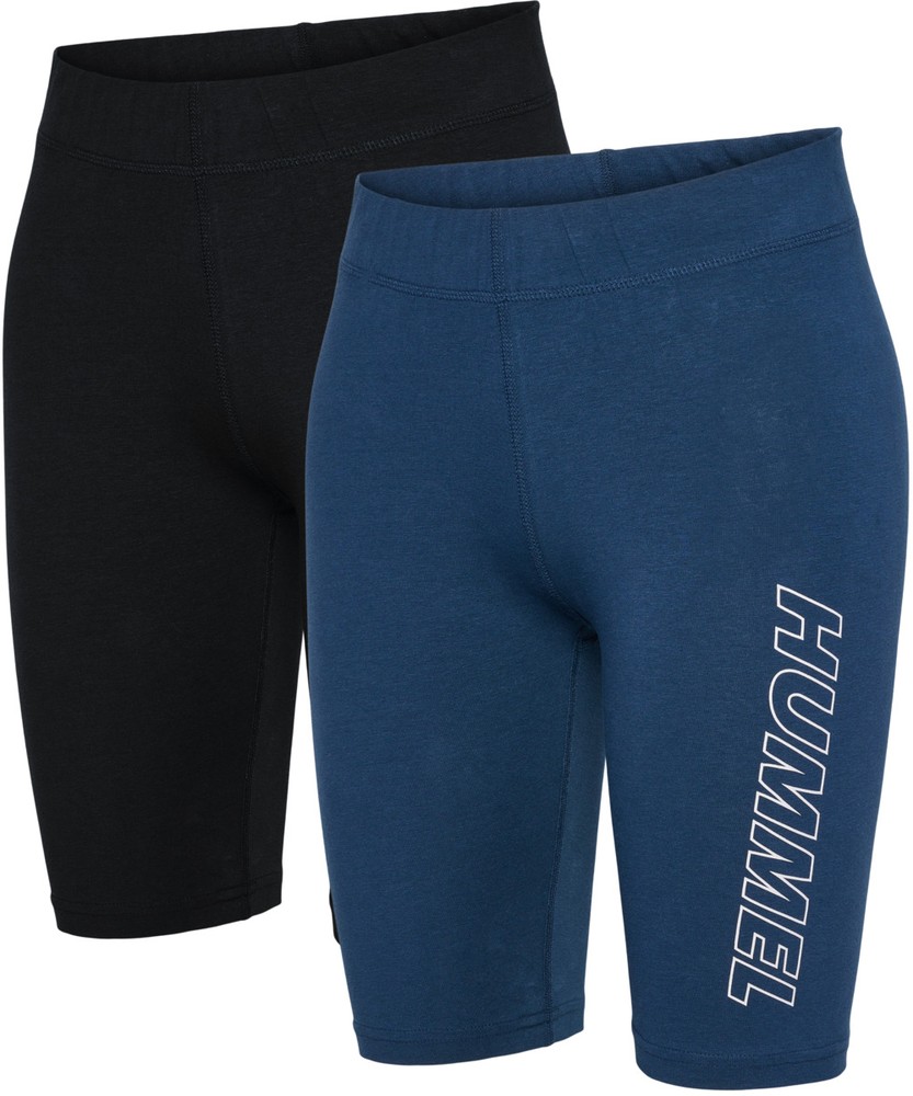 Hummel Damen Short Leggings Hmlte Maja 2-Pack Mw C Tight Shorts - Damen