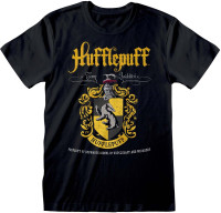 Harry Potter - Hufflepuff Crest T-Shirt Black Harry Potter - Hufflepuff Crest T-Shirt Black