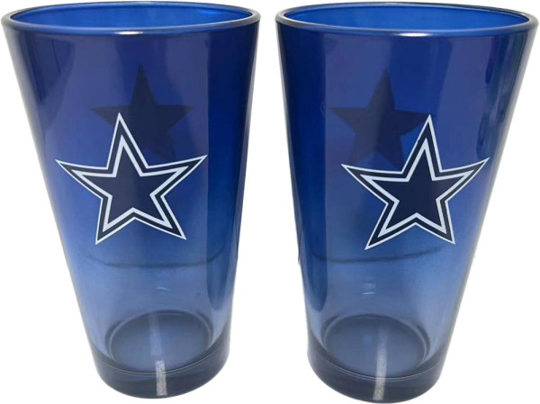 Dallas Cowboys Pint Glass Set 3023438-16 oz./475 ml
