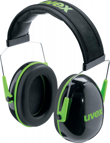 Uvex Kapselgehörschutz K1 2600001 Schwarz, Grün Snr 28 Db (25020)-S
