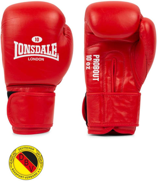 Lonsdale Probout Dbv Contest Boxhandschuhe aus Leder
