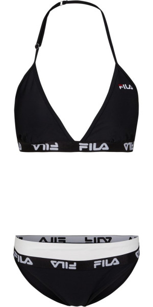 Fila Damen Badeanzug Silvi Triangle Bikini Black Beauty