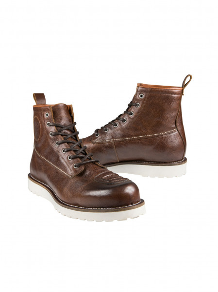 John Doe Motorrad Schuhe Iron Brown