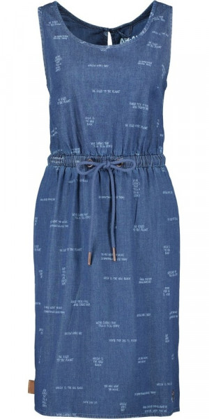 Alife & Kickin Damen Jerseykleid DojaAK Dress Dark Denim