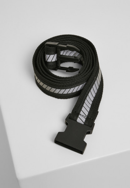 Urban Classics Belt Reflective Belt Black/Silver