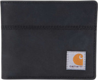 Carhartt Portemonnaie Saddle Leather Bifold Wallet Black Carhartt Portemonnaie Saddle Leather Bifold Wallet Black
