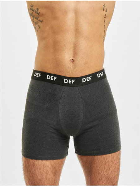 DEF Cost 3Er Pack Boxershorts Anthracite