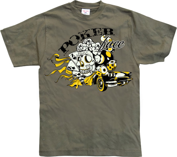 Hybris Poker Face T-Shirt SH-1-15299-LFH4-6