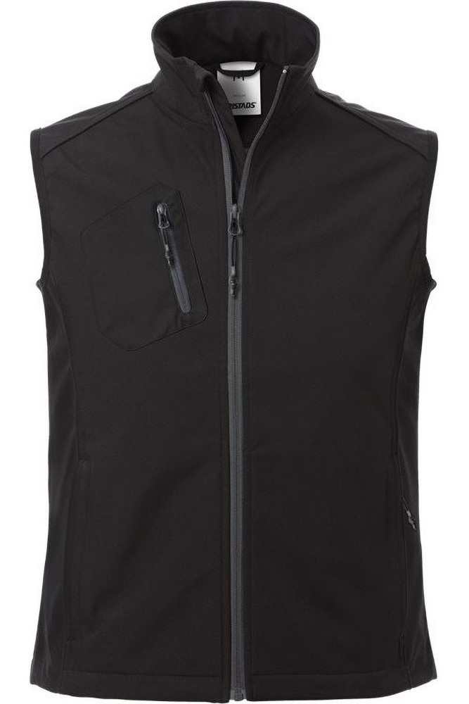 Fristads Acode Softshell-Weste 1506 SBT Schwarz - Herren / Unisex