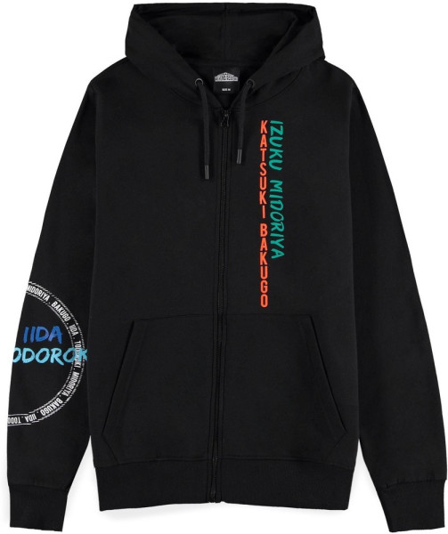 My Hero Academia - Izuku Midoriya - Men's Zipper Hoodie Black