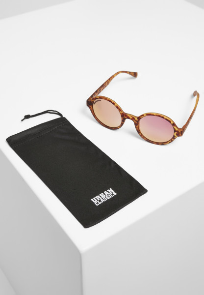 Urban Classics Sunglasses Sunglasses Retro Funk UC Brown Leo/Rosé