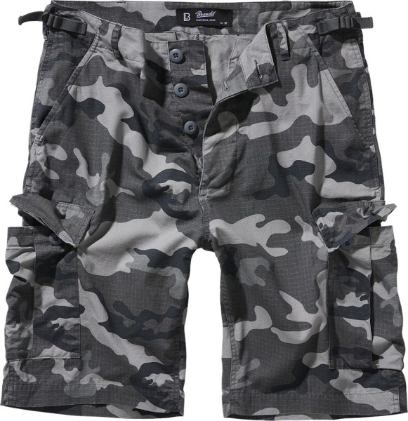 Brandit Herren Shorts BDU Ripstop Shorts Grey Camo