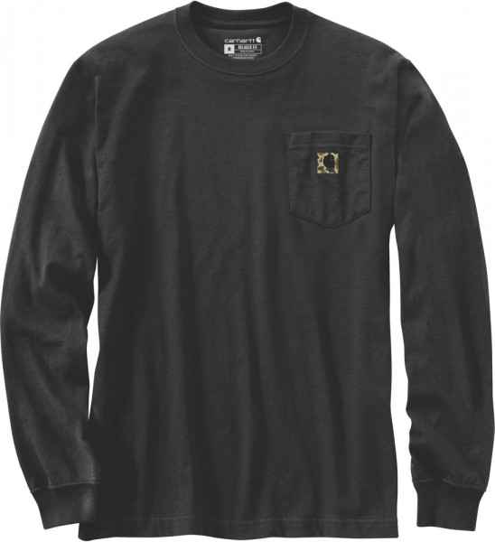 Carhartt Longsleeve Pocket Camo C Graphic L/S T-Shirt Black