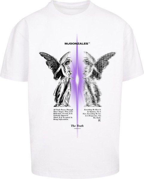 MJ Gonzales T-Shirt The Truth V.1 Heavy Oversized Tee 2.0 White
