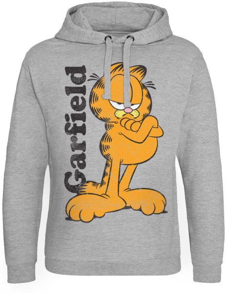 Garfield Epic Hoodie Heather-Grey