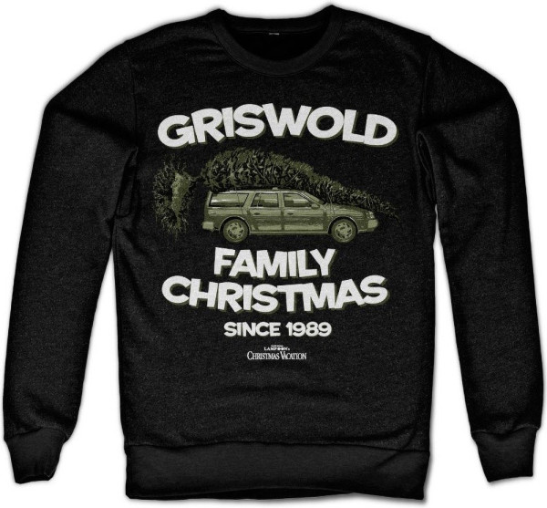 National Lampoon s Christmas Vacation Griswold Family Christmas Sweatshirt Black Hoodies Sweatshirts Filme Serien Fanartikel kustom kult
