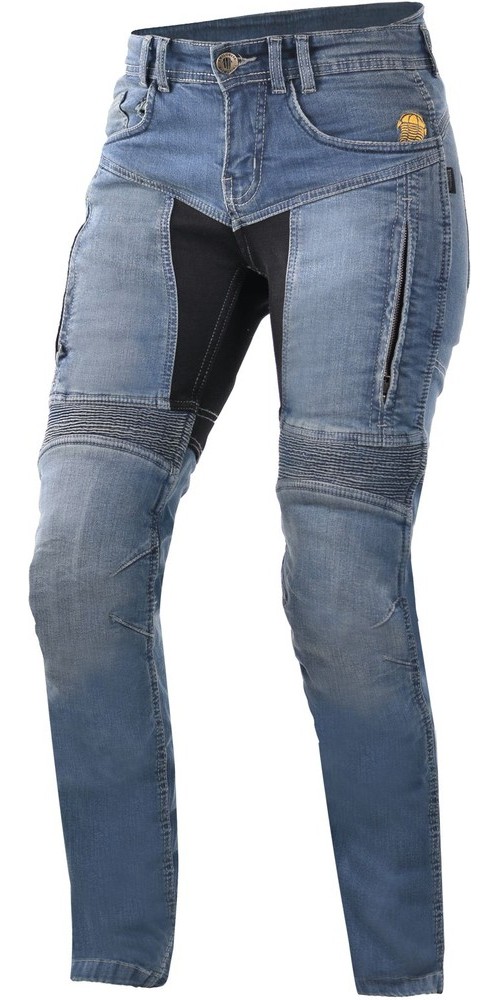 Trilobite Motorradhose Jeans Parado Damen Slim-Fit Blau - Damen