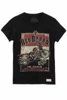 King Kerosin T-Shirt Red Baron Speedshop Black