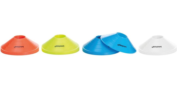 Uhlsport Trainingsequipment Markierungshütchen 40 Stk. (10/Farbe) 1001215