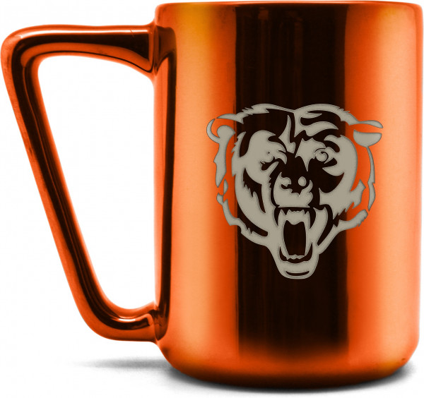 Chicago Bears Laser Logo Becher American Football NFL Blue