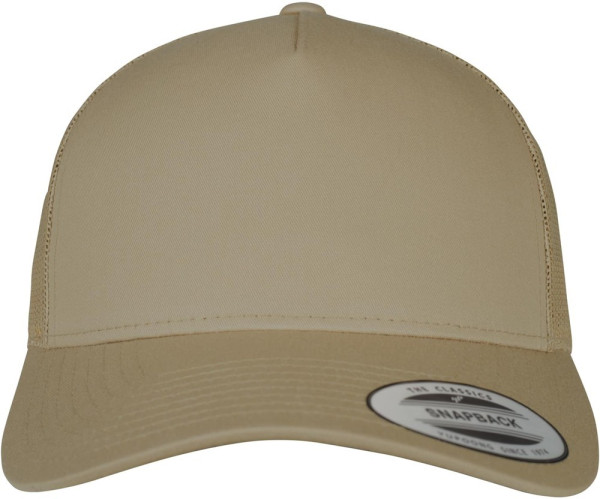 Flexfit Cap 5-Panel Retro Trucker Cap Khaki