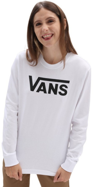 Vans Damen Shirt Wm Flying V Classic Ls Bff White