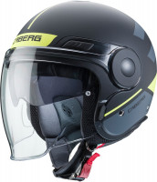 Caberg Motorrad Jethelm Uptown Loft Matt Schwarz/Fluo Gelb/Anthrazit